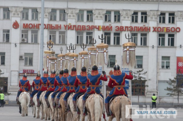 Монгольские пограничники