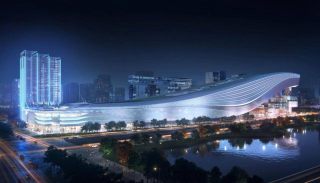 В китайском Шэньчжэне открыли крупнейший в мире крытый горнолыжный курорт