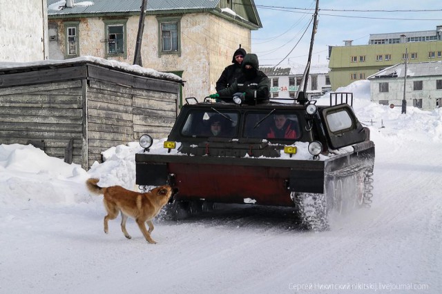 Советский транспорт в Диксоне