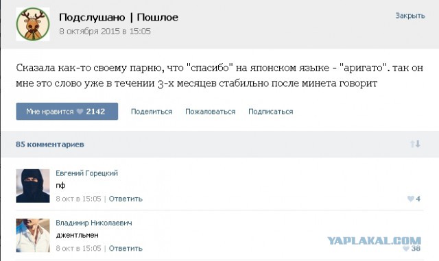 Порция подслушано...