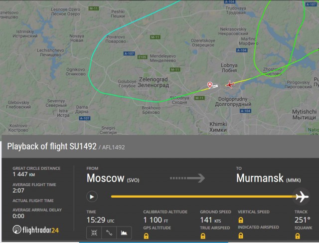 Катастрофа пассажирского самолета Москва — Мурманск в аэропорту Шереметьево (05.05.2019)