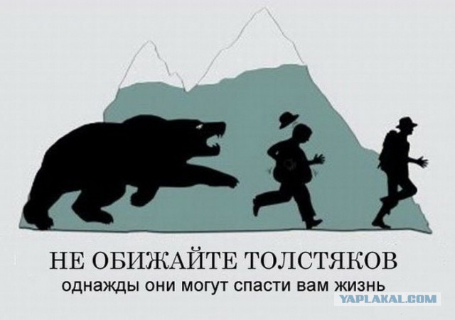 Про пузатых людей