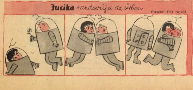 Юцика (Jucika) – ретро-комиксы о неунывающей девушке, к которой ревновала своего мужа жена художника
