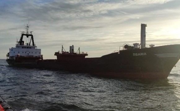 Взрыв на борту сухогруза "Сеама" в Черном море