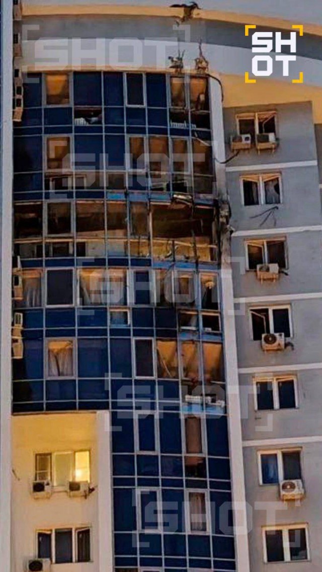 В Брянске взрыв и пожар в районе аэропорта