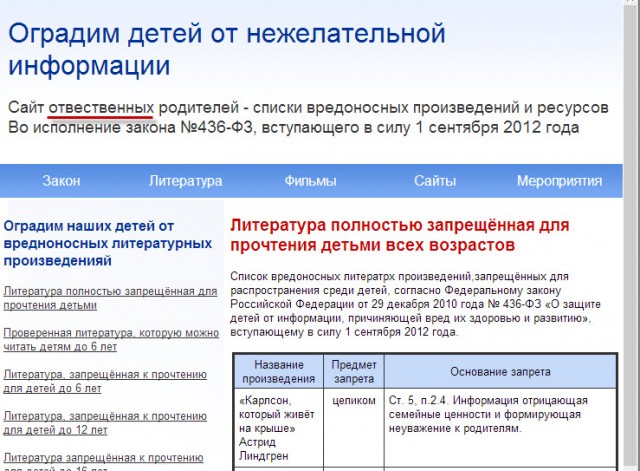 Русские народные сказки под запретом