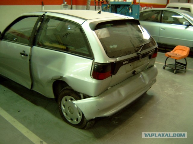 Ремонт автомобиля со сложным перекосом.