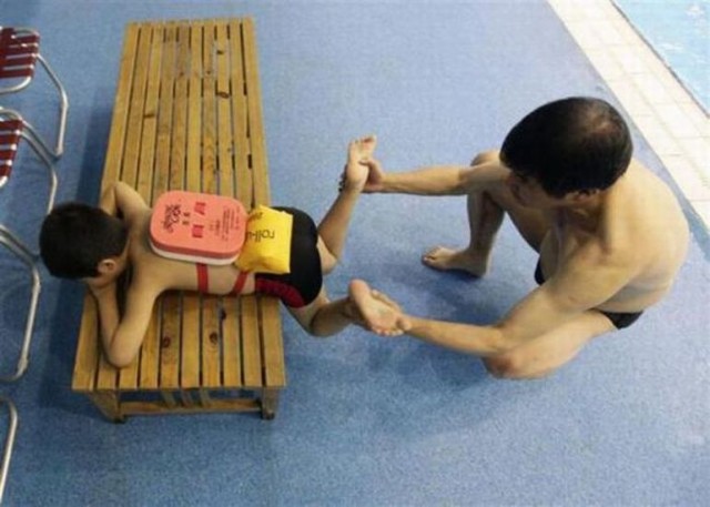 Подготовка пловцов в Китае
