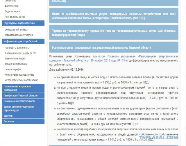 Так сколько  кто платит за газ ? Не все так однозначно