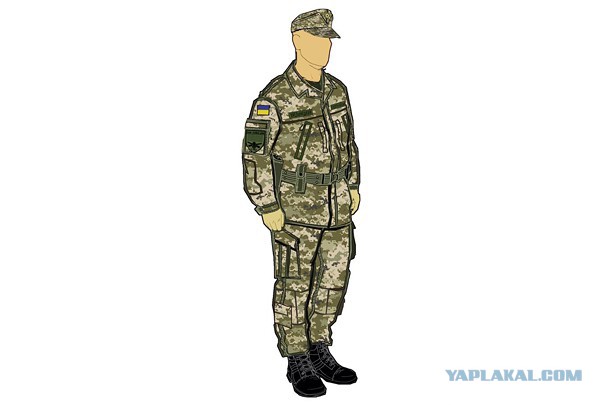 В новой полевой форме украинской армии