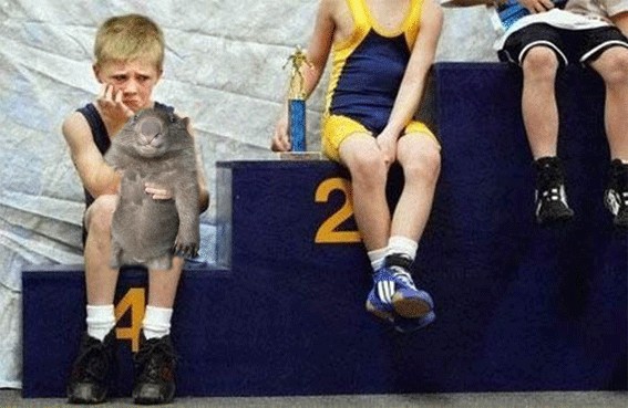 Фотожаба: Несчастный спортсмен