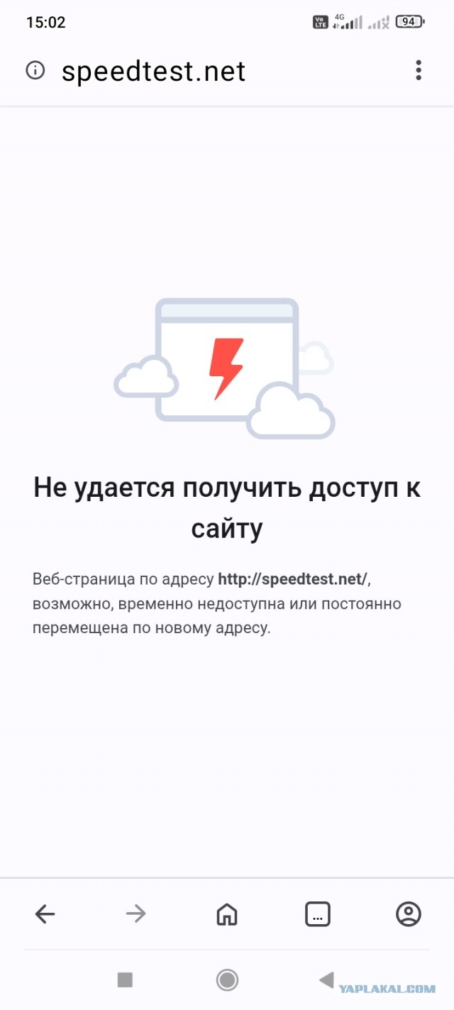 Роскомнадзор заблокировал в РФ сервис по замеру скорости интернета Speedtest