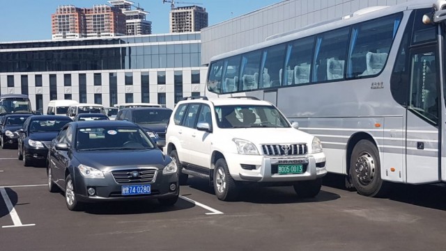 Автомобильные номерные знаки в Северной Корее