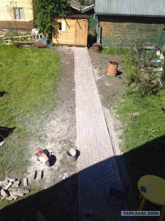 Неожиданное строительство дачи