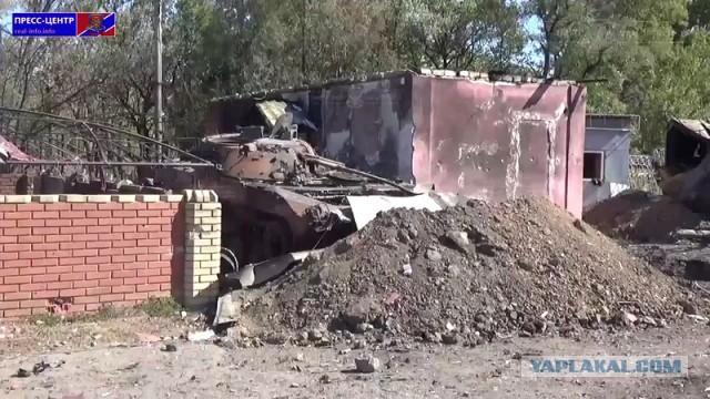 Т-64БМ "Булат" брошен ВСУ в н.п Новосветловка