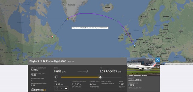 Сегодня пассажиры Air France немножко попугались