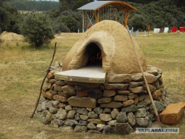 Помпейская печь на даче