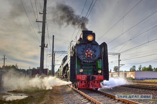 Рабочие места бригады паровоза П36-0120