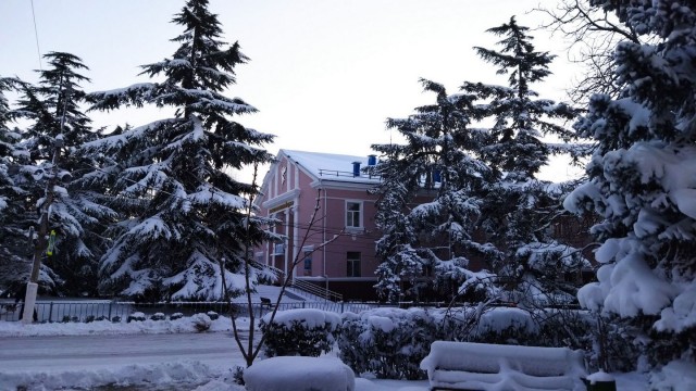 Зима пришла в Севастополь