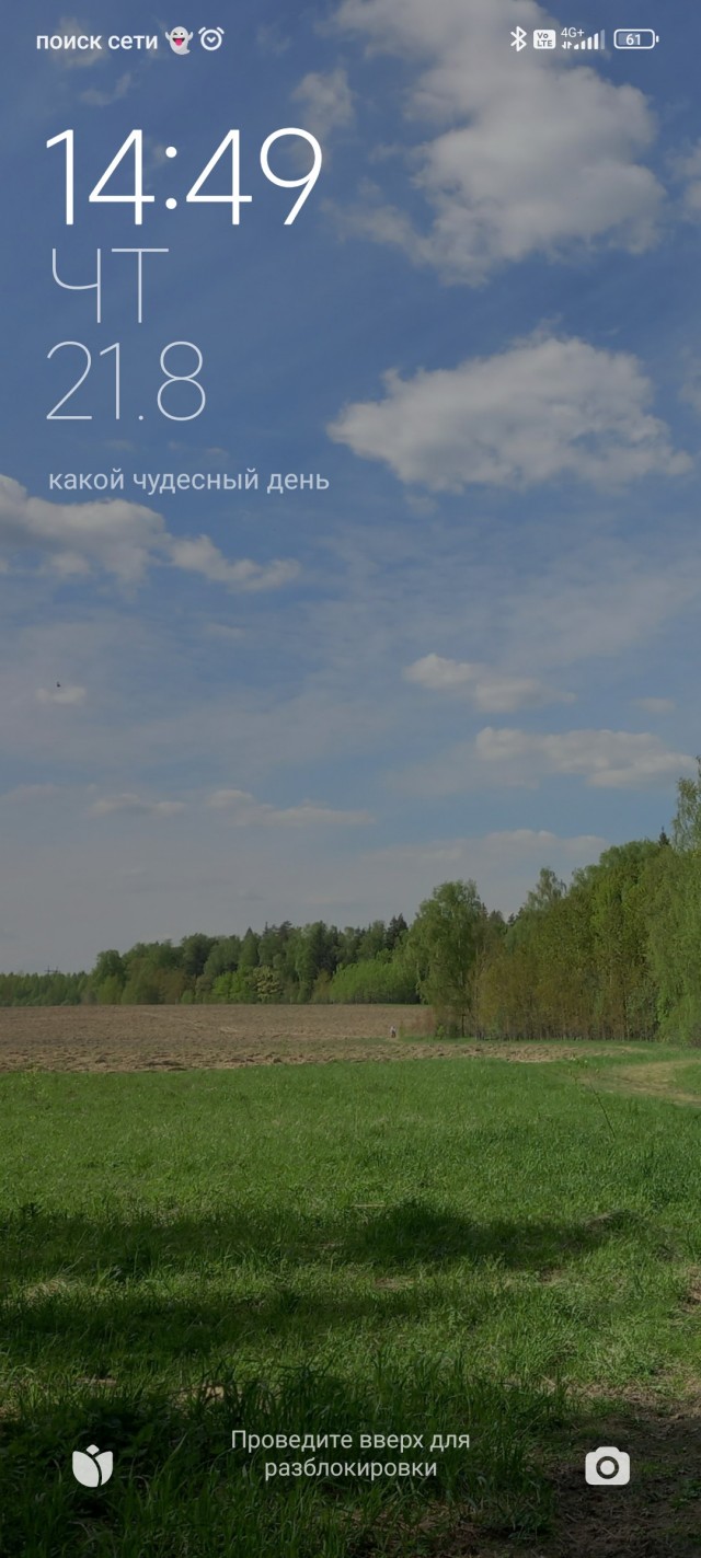 А какие у вас обои на рабочем столе телефона?