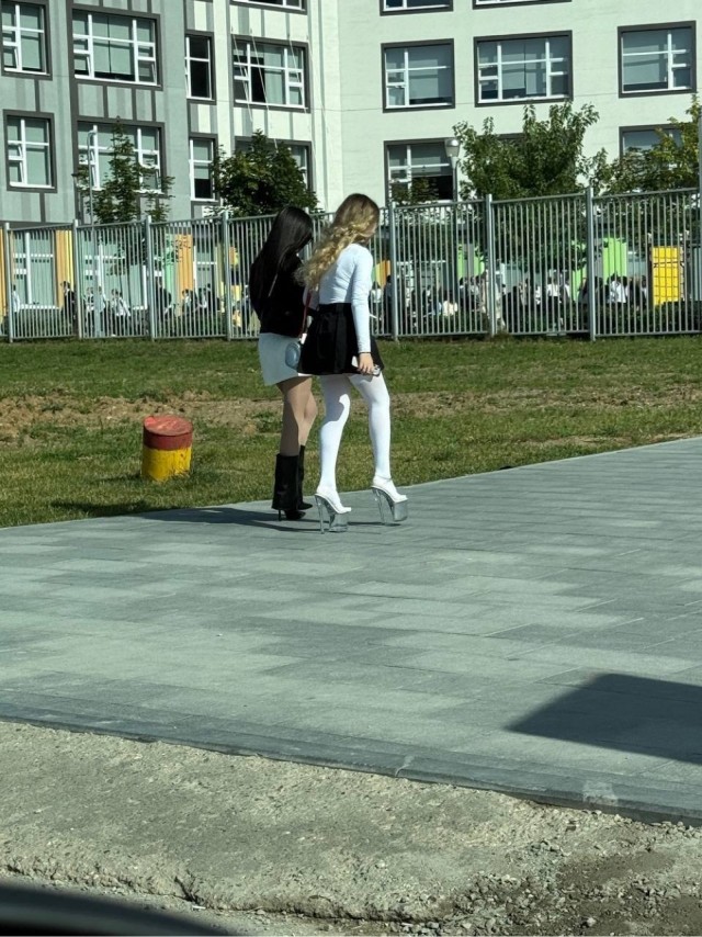 Точно в школу идут?