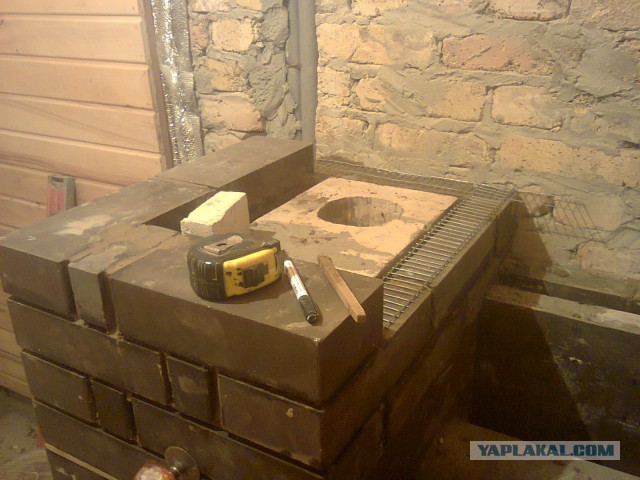 Дом в 200 м3: Баня. Печь