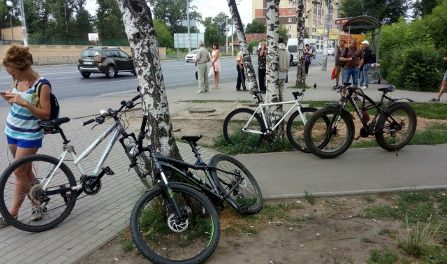 Велосипедный пост