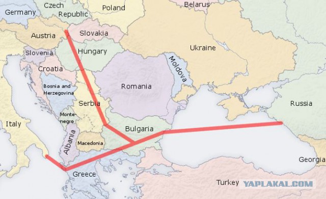 Болгария приостанавливает "Южный поток"