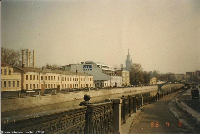 Прогулка по Москве 1996 года