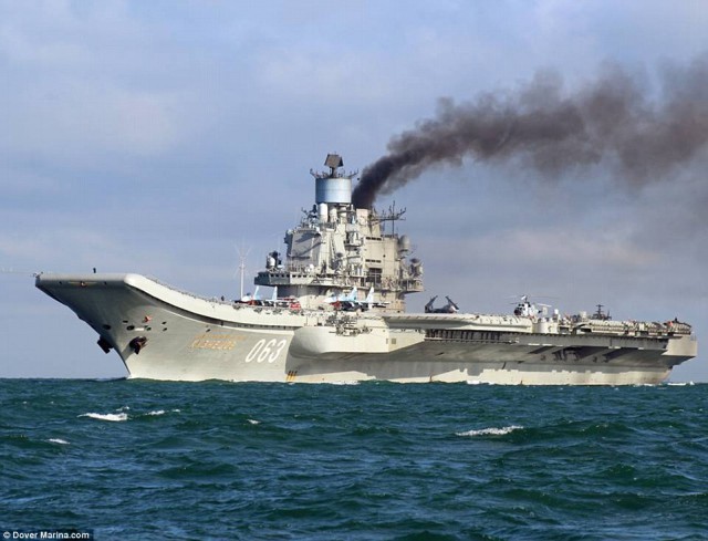 Авианосная группа ВМФ России вошла в Ла-Манш