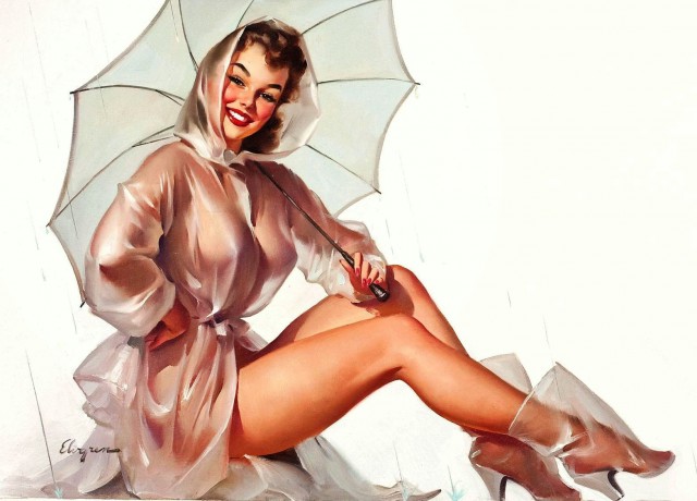 PIN-UP искусство Old school