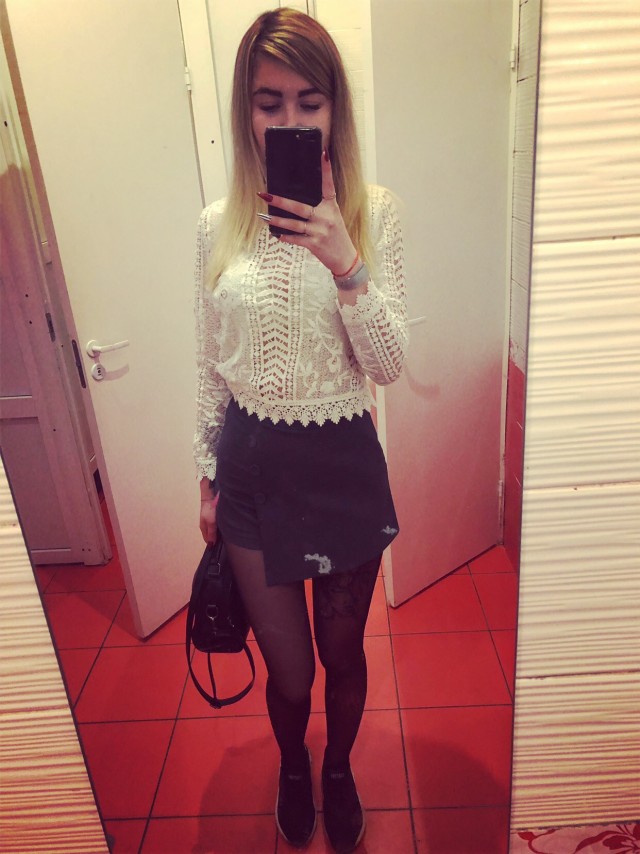 Девушки в миниюбках