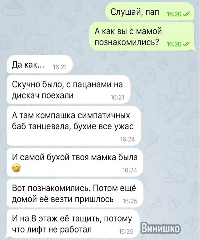 В одно окно смотрели двое... Как я встретил вашу маму...