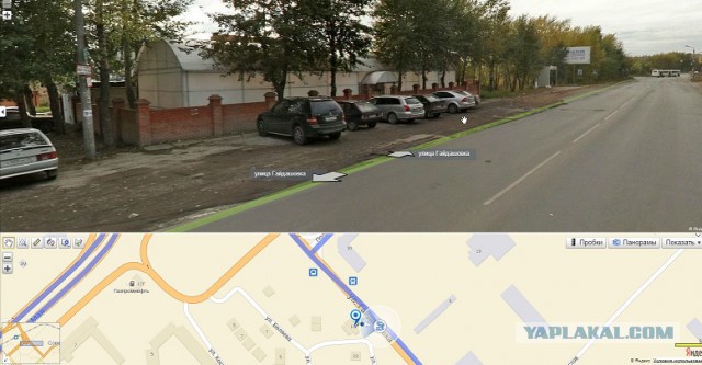 Инцидент на выезде из парковки, г. Красноярск. ТРЦ Планета. 30.08.2014
