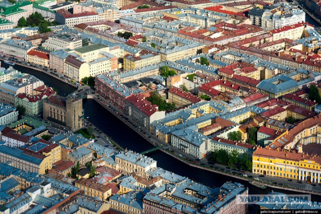 Санкт-Петербург с вертолета