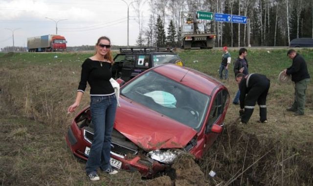 Женщины за рулем, быть беде