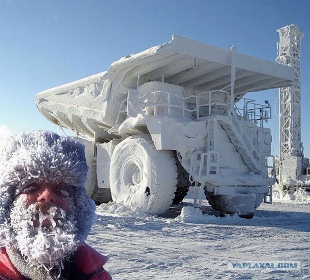 Грузовой юмор. Что будет если напугать БелАЗ?