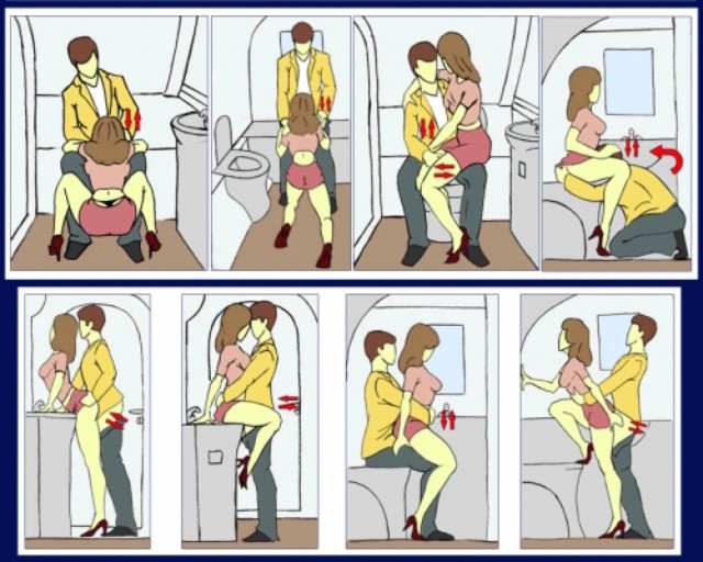 Стюардессы отметили шампанским секс пассажиров на борту