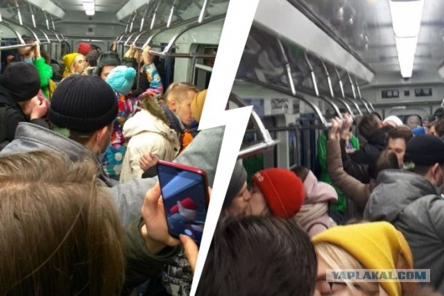 В метро Екатеринбурга устроили акцию поцелуев против ковидных ограничений