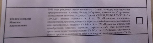 Сходил на выборы