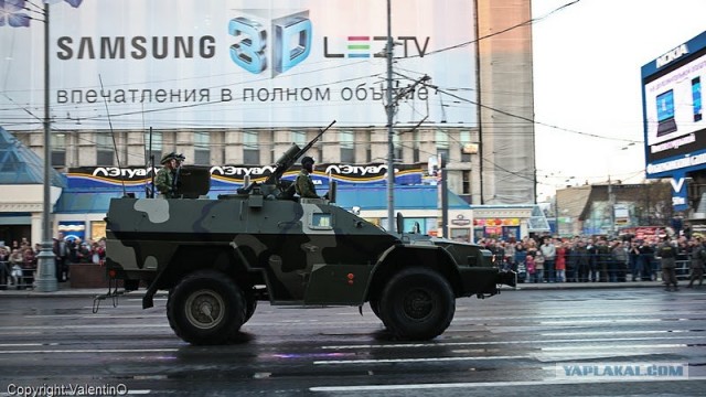 Первый тренировочный парад на Красной Площади