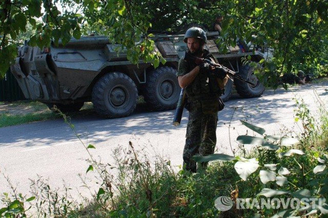Ополчение ДНР захватило 14 единиц бронетехники