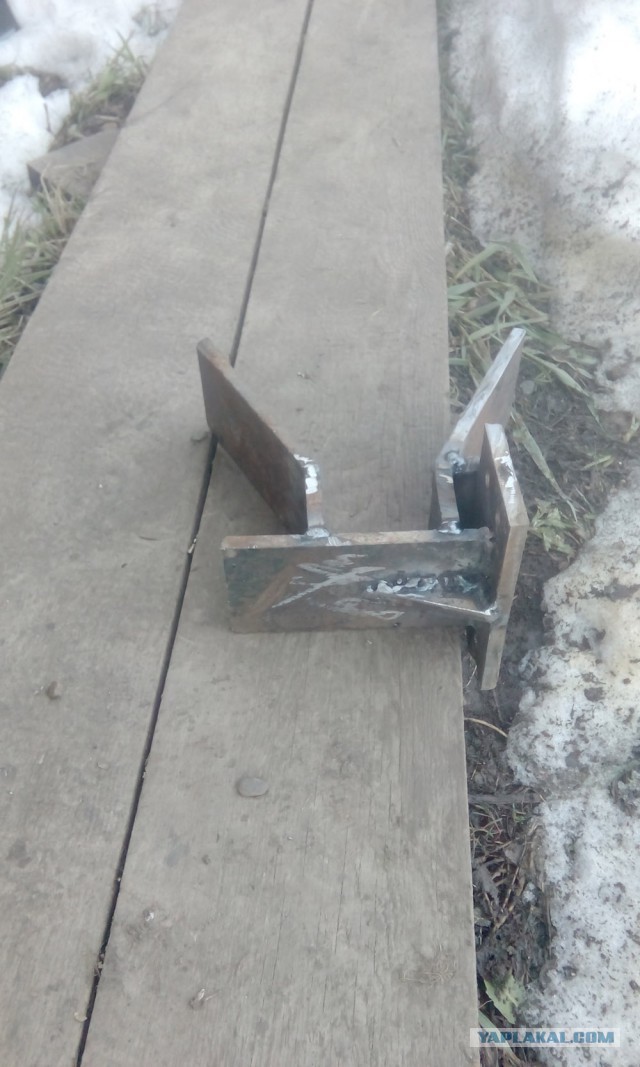 Откатные ворота с пролетом 5м, полный самодел