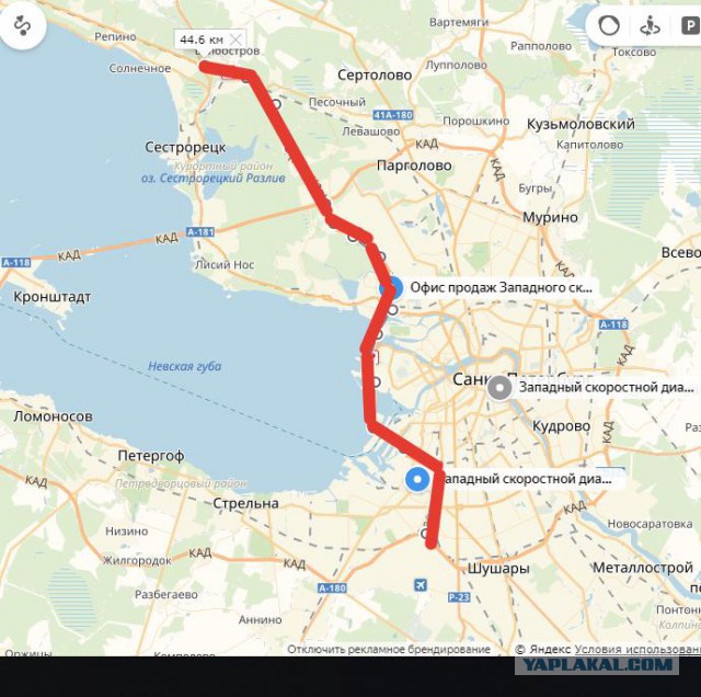 М32 трасса спб схема