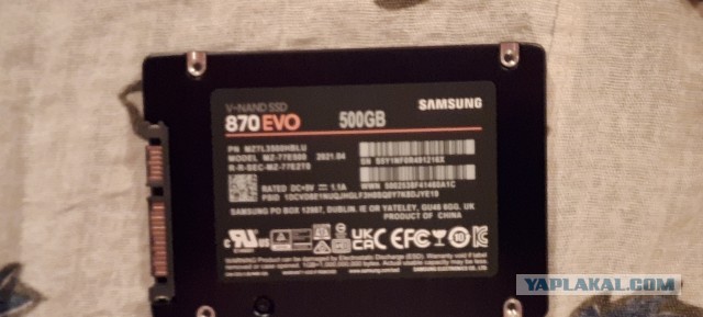 Продаю Samsung SSD 870 EVO 500GB