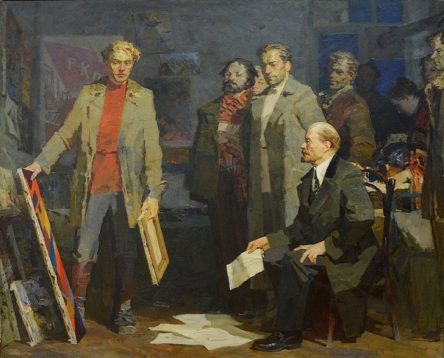 Ко дню рождения Ленина. Жизнь Ильича в живописи