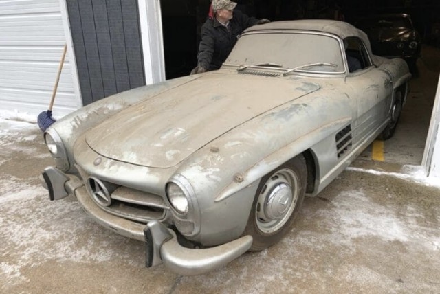 Старый Mercedes, забытый в сарае на полвека, оценили в 6 миллионов долларов