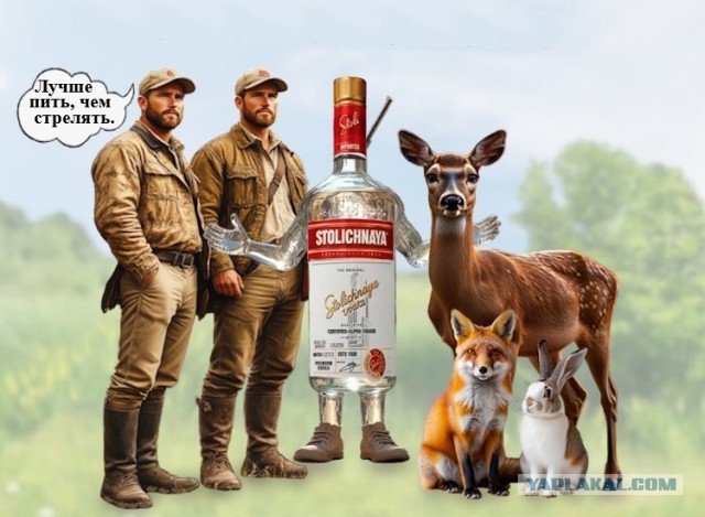 Водка спасла на охоте