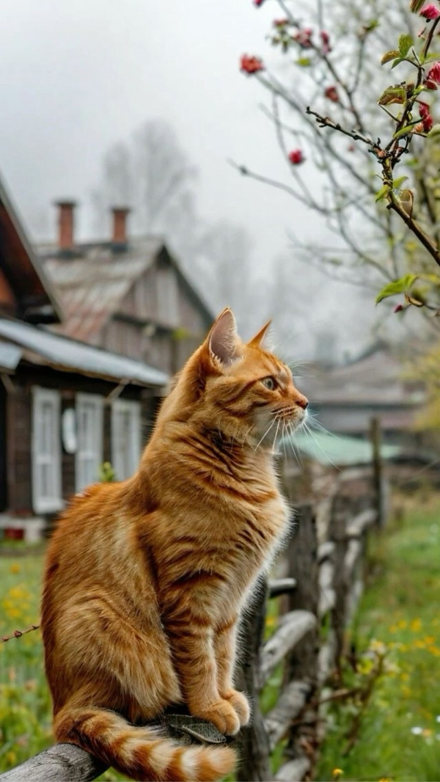 Осенний кот