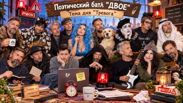 Двое, поэтический батл